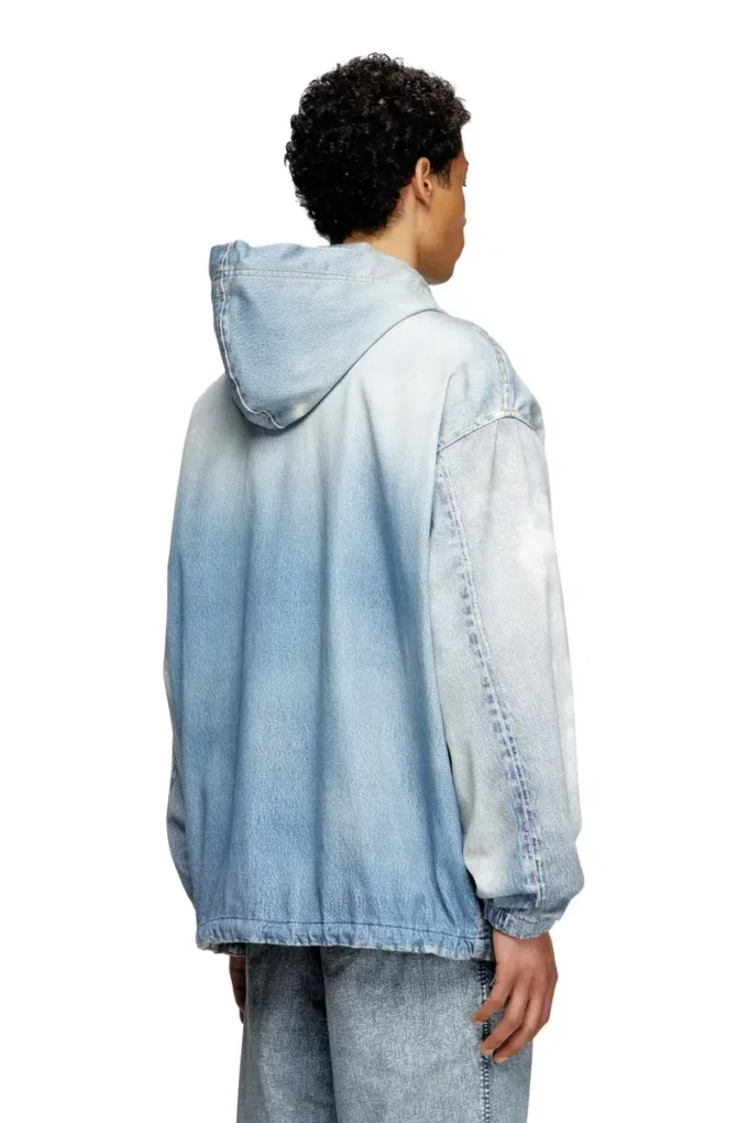 d-wynny jogg Jachetă cu glugă din denim JoggJeans cu efect de decolorare imprimat d-wynny jogg Jachetă cu glugă din denim JoggJeans cu efect de decolorare imprimat