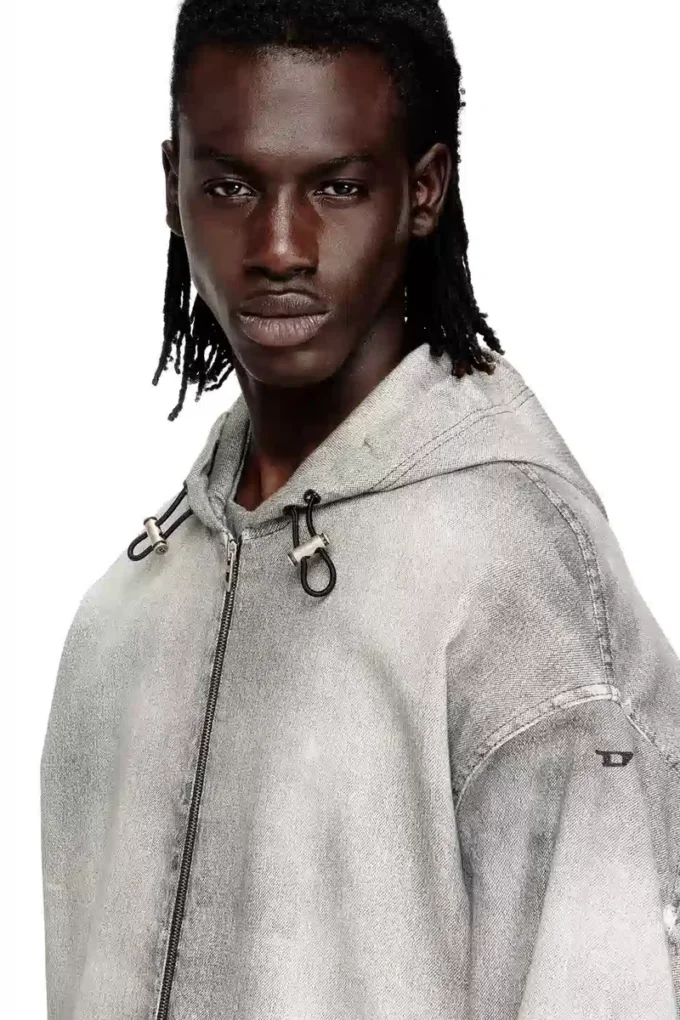 d-wynny jogg Jachetă cu glugă din JoggJeans trompe l’oeil d-wynny jogg Jachetă cu glugă din JoggJeans trompe l’oeil