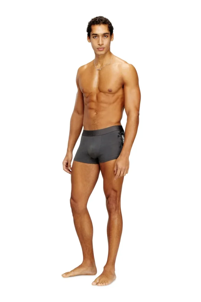 damien-gft Boxeri din bumbac elastic cu imprimeu ton pe ton damien-gft Boxeri din bumbac elastic cu imprimeu ton pe ton