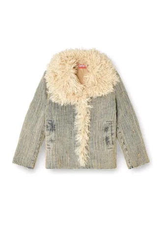 de-aconic-s Jachetă din denim jacquard cu fir plutitor