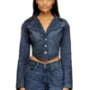 de-ali-s Jachetă scurtă din denim Prince of Wales