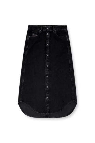 de-ard-long Fustă midi din denim