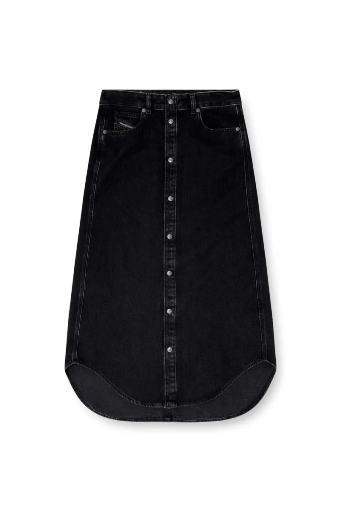 de-ard-long Fustă midi din denim de-ard-long Fustă midi din denim