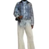 de-ateli-s Jachetă scurtă din denim bouclé grafic de-ateli-s Jachetă scurtă din denim bouclé grafic
