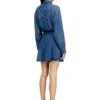 de-drevia-s Rochie din denim cu broderie pe spate de-drevia-s Rochie din denim cu broderie pe spate