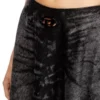 de-hannie-fsh Fustă amplă din denim de bumbac și cânepă tratat cu laser