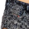 de-jizz-fsh2 Pantaloni scurți din denim cu imprimeu houndstooth tie-dye de-jizz-fsh2 Pantaloni scurți din denim cu imprimeu houndstooth tie-dye