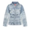 de-katerin-fsh Jachetă ajustată din denim de bumbac și cânepă tratat cu laser de-katerin-fsh Jachetă ajustată din denim de bumbac și cânepă tratat cu laser