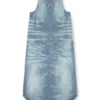de-lina-s Rochie lungă din denim marmorat de-lina-s Rochie lungă din denim marmorat