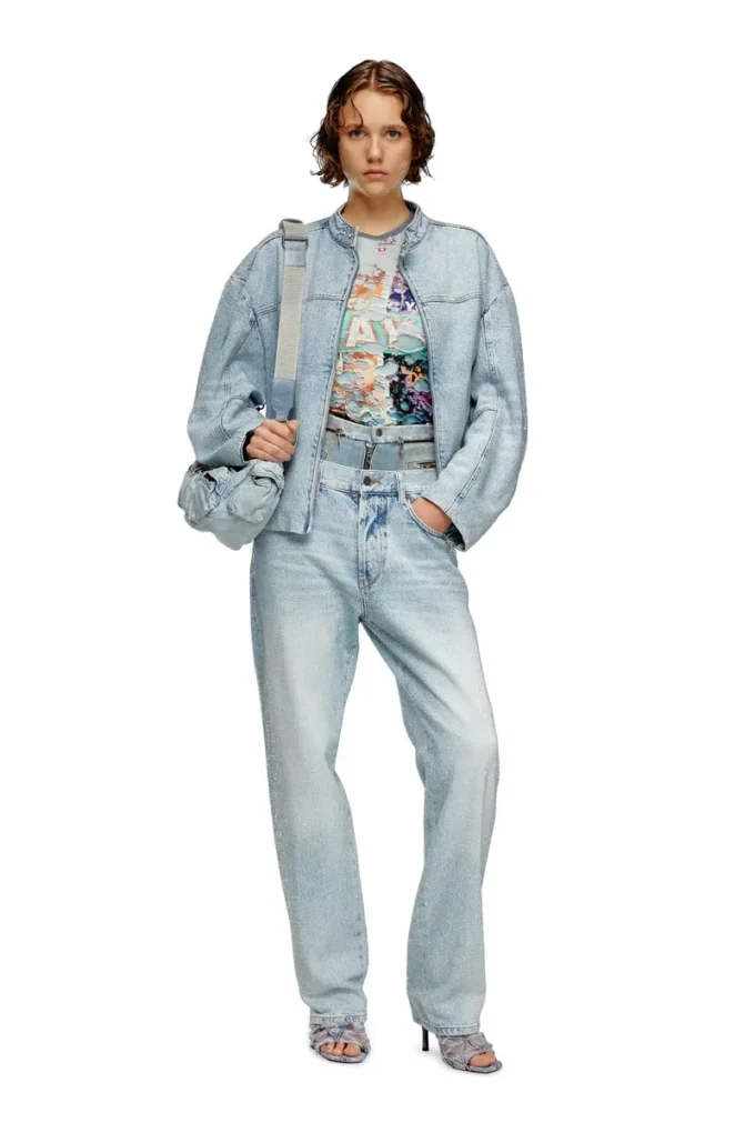 de-marge-fse Jachetă oversized din denim cristal de-marge-fse Jachetă oversized din denim cristal