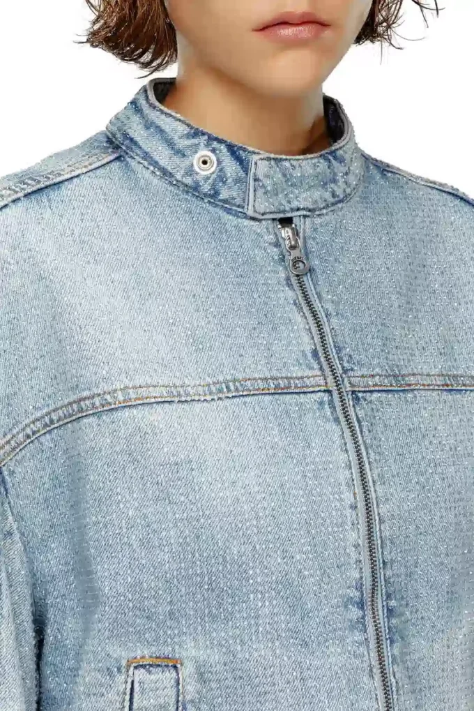 de-marge-fse Jachetă oversized din denim cristal de-marge-fse Jachetă oversized din denim cristal