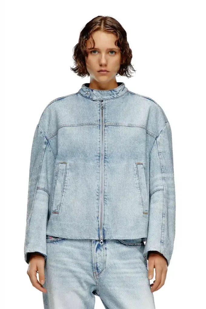 de-marge-fse Jachetă oversized din denim cristal de-marge-fse Jachetă oversized din denim cristal