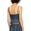 de-mellis-s Bluză din denim fluid cu gradient de-mellis-s Bluză din denim fluid cu gradient
