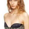 de-olivia-fsh Rochie midi din denim cu imprimeu în zig-zag de-olivia-fsh Rochie midi din denim cu imprimeu în zig-zag