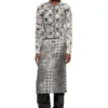 de- rathian-fsh Fustă midi din denim jacquard Prince of Wales de- rathian-fsh Fustă midi din denim jacquard Prince of Wales