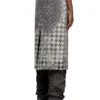 de- rathian-fsh Fustă midi din denim jacquard Prince of Wales de- rathian-fsh Fustă midi din denim jacquard Prince of Wales