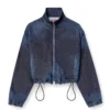 de-sanderz jogg Jacheta JoggJeans cu guler înalt de-sanderz jogg Jacheta JoggJeans cu guler înalt