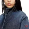 de-sanderz jogg Jacheta JoggJeans cu guler înalt de-sanderz jogg Jacheta JoggJeans cu guler înalt