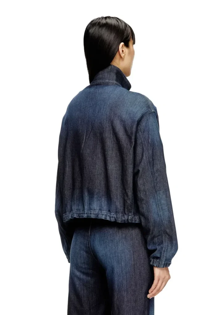 de-sanderz jogg Jacheta JoggJeans cu guler înalt de-sanderz jogg Jacheta JoggJeans cu guler înalt