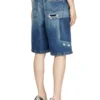 de-sire-short Pantaloni scurți din denim cu efect contrastant de-sire-short Pantaloni scurți din denim cu efect contrastant