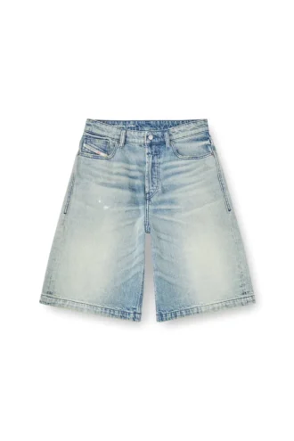 de-sire-short Pantaloni scurți din denim cu efect uzat