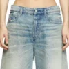 de-sire-short Pantaloni scurți din denim cu efect uzat de-sire-short Pantaloni scurți din denim cu efect uzat