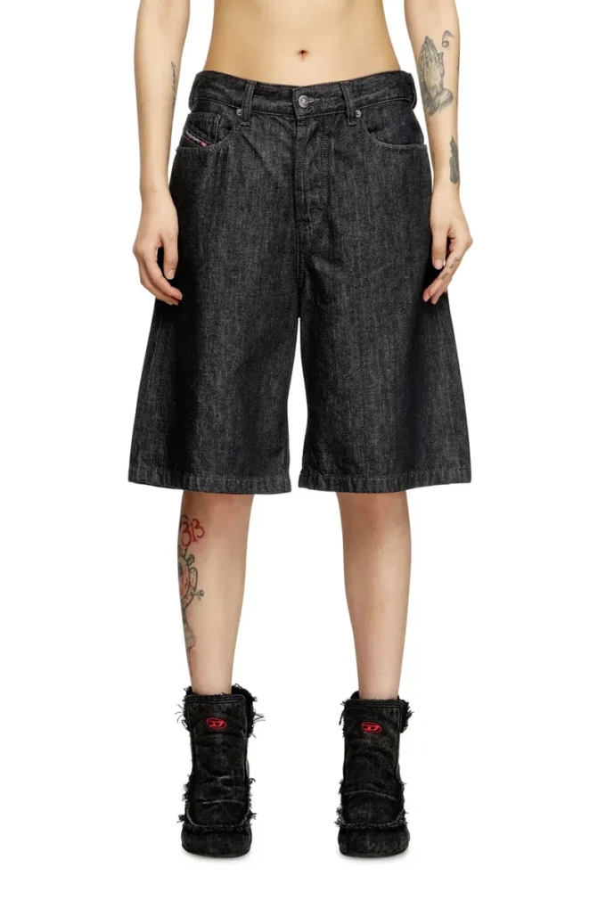 de-sire-short Pantaloni scurți din denim spălat