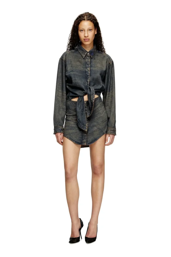 de-susan-s Rochie din denim fluid de-susan-s Rochie din denim fluid