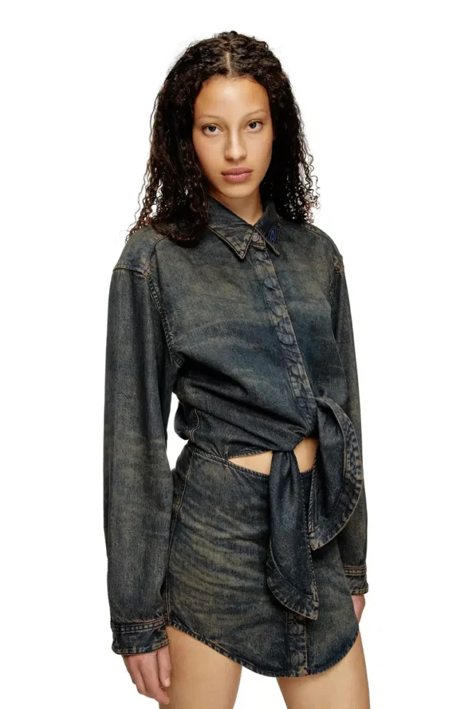 de-susan-s Rochie din denim fluid de-susan-s Rochie din denim fluid