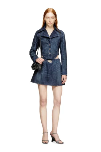 de-sweny-s1 Fustă mini din denim Prince of Wales