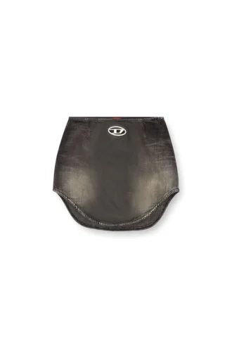 de-vany-s Fustă mini din denim cu logo Oval D de-vany-s Fustă mini din denim cu logo Oval D