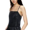 de-vors Salopetă cu bretele din denim țesut batavia