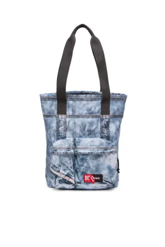 Diesel tote Geantă tote din denim trompe l’oeil