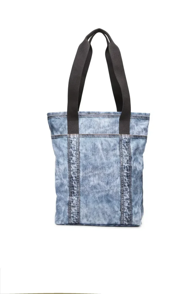Diesel tote Geantă tote din denim trompe l’oeil Diesel tote Geantă tote din denim trompe l’oeil