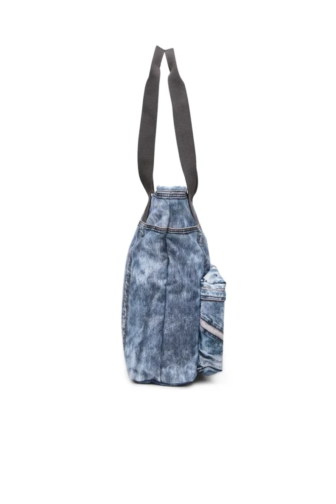 Diesel tote Geantă tote din denim trompe l’oeil Diesel tote Geantă tote din denim trompe l’oeil