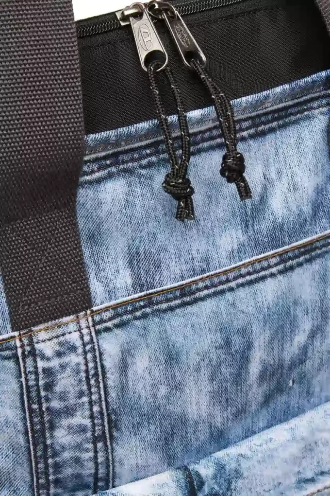 Diesel tote Geantă tote din denim trompe l’oeil Diesel tote Geantă tote din denim trompe l’oeil