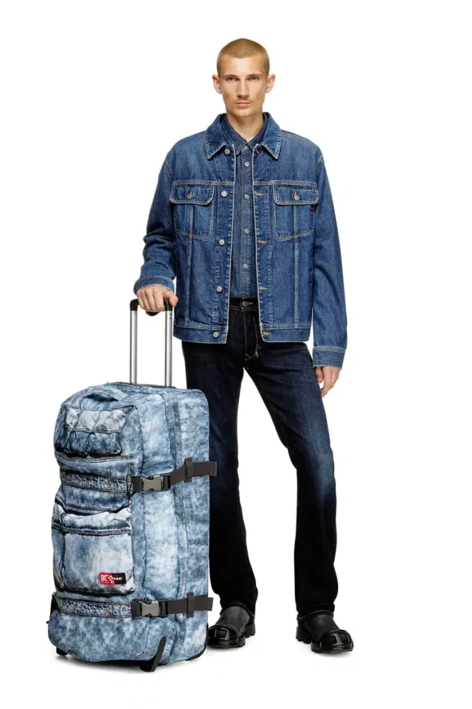 Diesel transit’r l Trolley de călătorie din denim trompe l’oeil