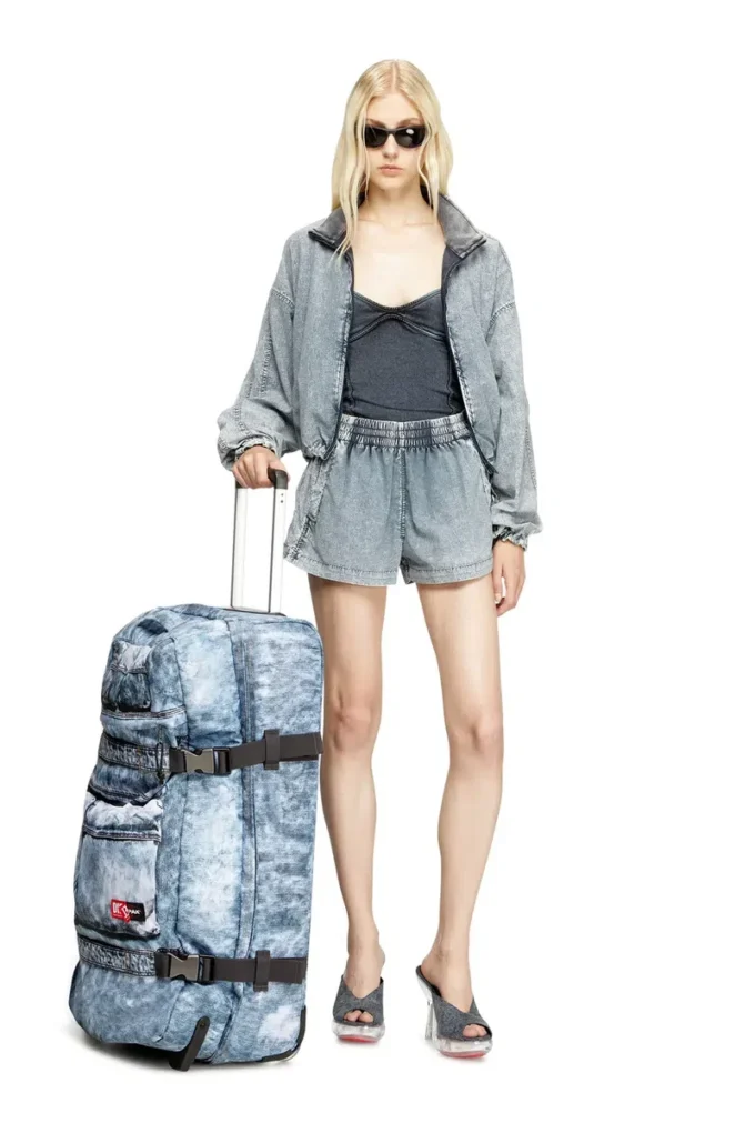 Diesel transit’r l Trolley de călătorie din denim trompe l’oeil