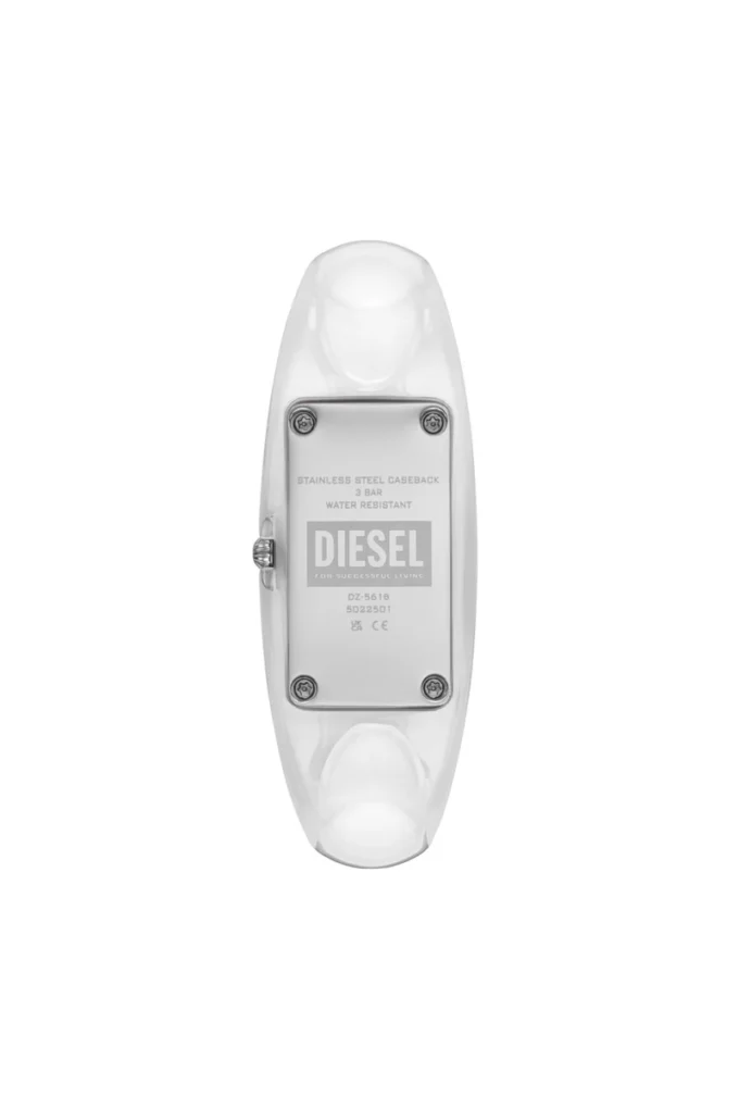 Diesel Wonder-D cu două ace, din rășină și nailon alb Diesel Wonder-D cu două ace, din rășină și nailon alb
