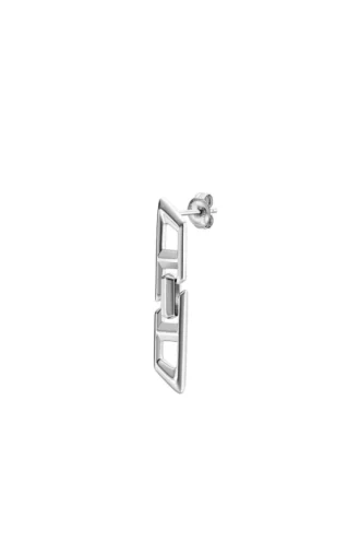 dl1348040 bijuterie din argint sterling Cercei cu logo D din argint sterling