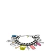 dx1524 bijuterie Brățară cu lanț și charm din oțel inoxidabil negru