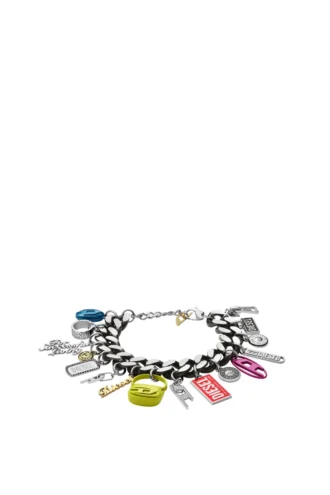 dx1524 bijuterie Brățară cu lanț și charm din oțel inoxidabil negru dx1524 bijuterie Brățară cu lanț și charm din oțel inoxidabil negru