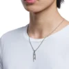dx1624040 bijuterii Colier cu pandantiv strălucitor din oțel inoxidabil