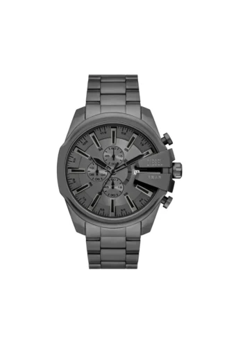 dz4676 Diesel Mega Chief Slim Chronograph din oțel inoxidabil gri