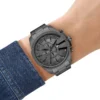 dz4676 Diesel Mega Chief Slim Chronograph din oțel inoxidabil gri