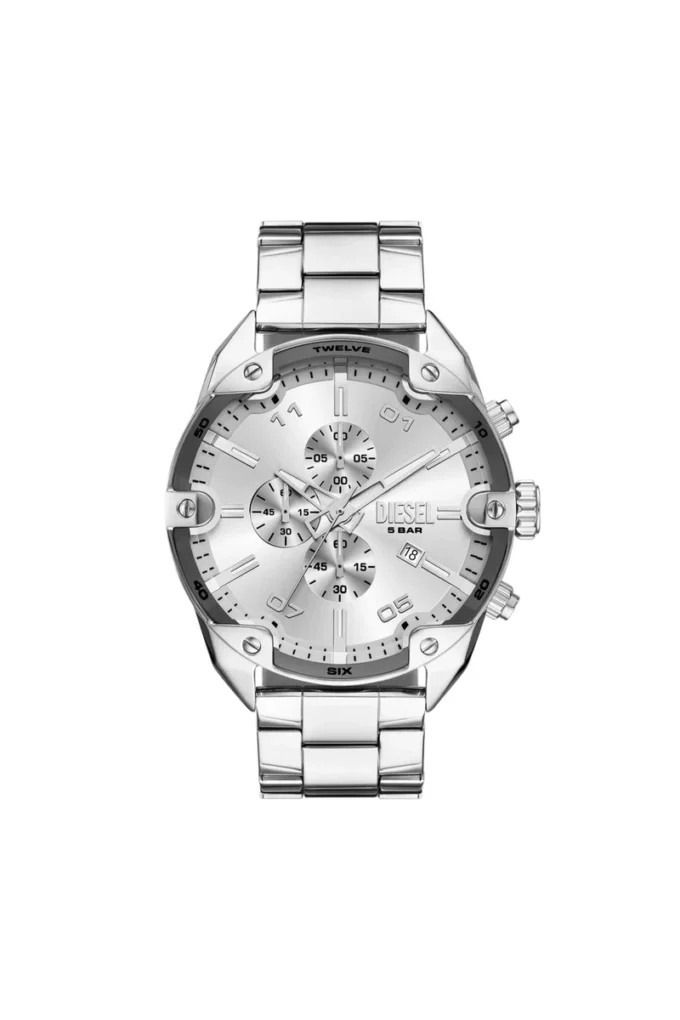dz4677 Diesel Spiked Chronograph din oțel inoxidabil dz4677 Diesel Spiked Chronograph din oțel inoxidabil