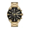 dz4678 Diesel Spiked Chronograph din oțel inoxidabil auriu