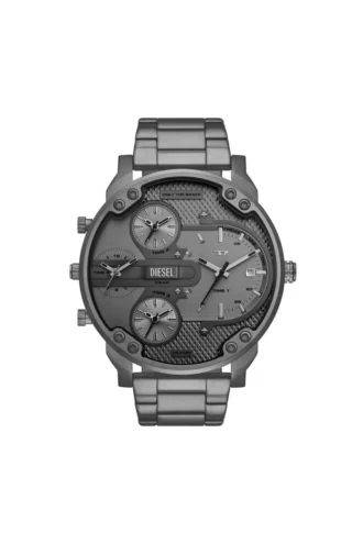 dz7487 Diesel Mr. Daddy Slim Multi Movement din oțel inoxidabil gri