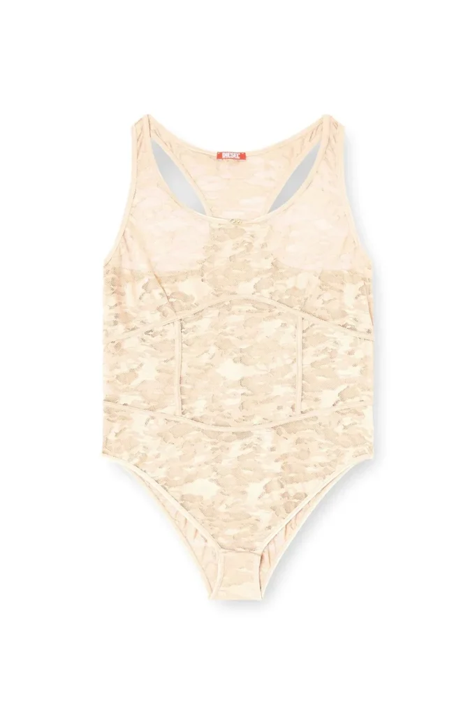 ezzy-utlt Body din nailon cu design din dantelă ezzy-utlt Body din nailon cu design din dantelă
