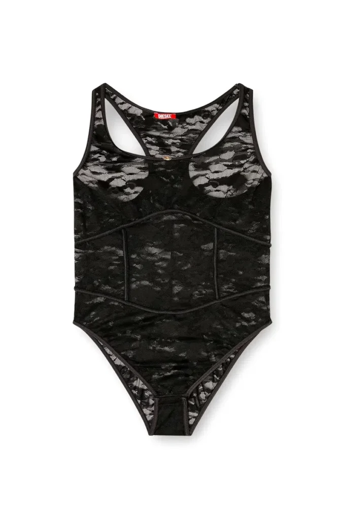 ezzy-utlt Body din nailon cu design din dantelă ezzy-utlt Body din nailon cu design din dantelă